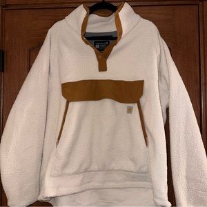 Carhartt Relaxed Fit Fleece Quarter Zip Pullover
